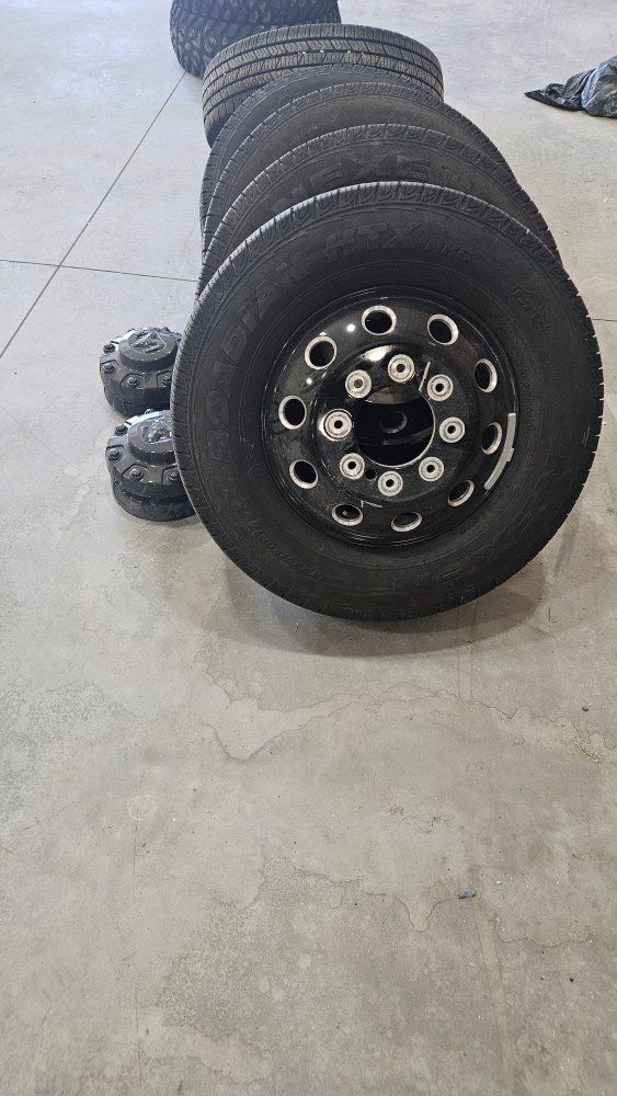 new 2025 Ram Dually Take Off wheels and Tires