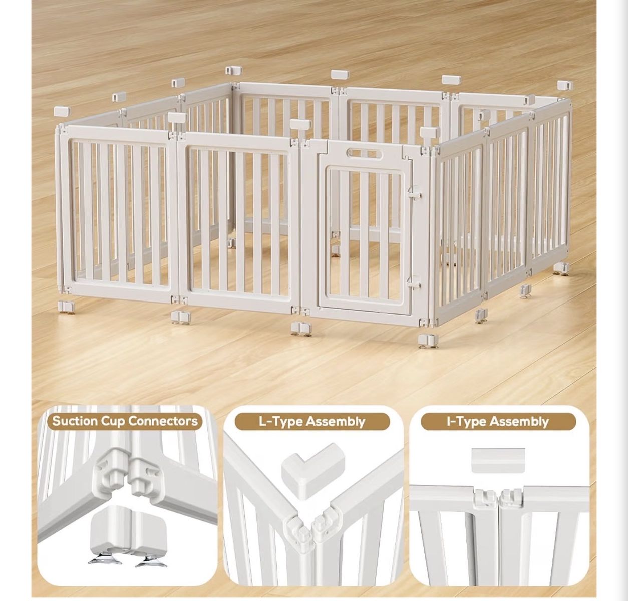 Plastic dog fence