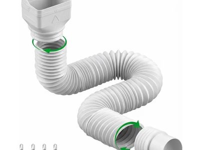 Flexible Rain Gutter Downspout Extension