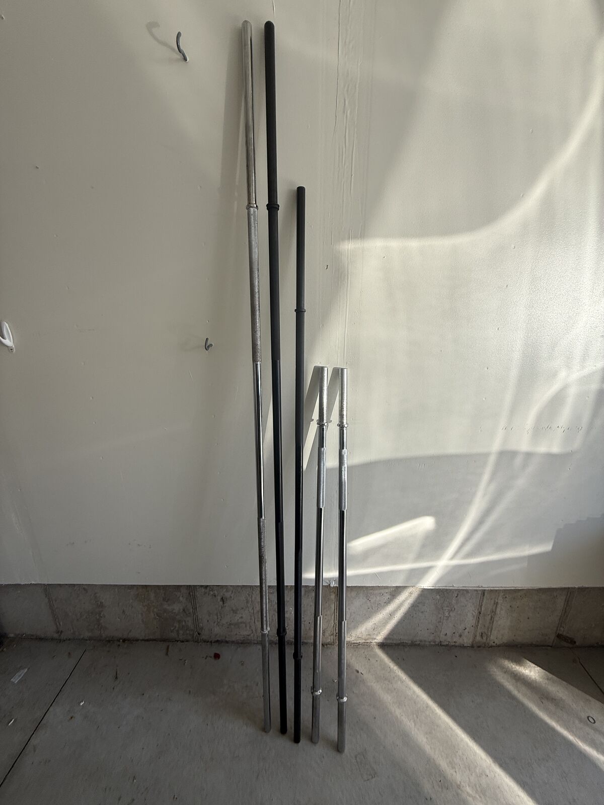 1 Inch Barbells, Various Lengths