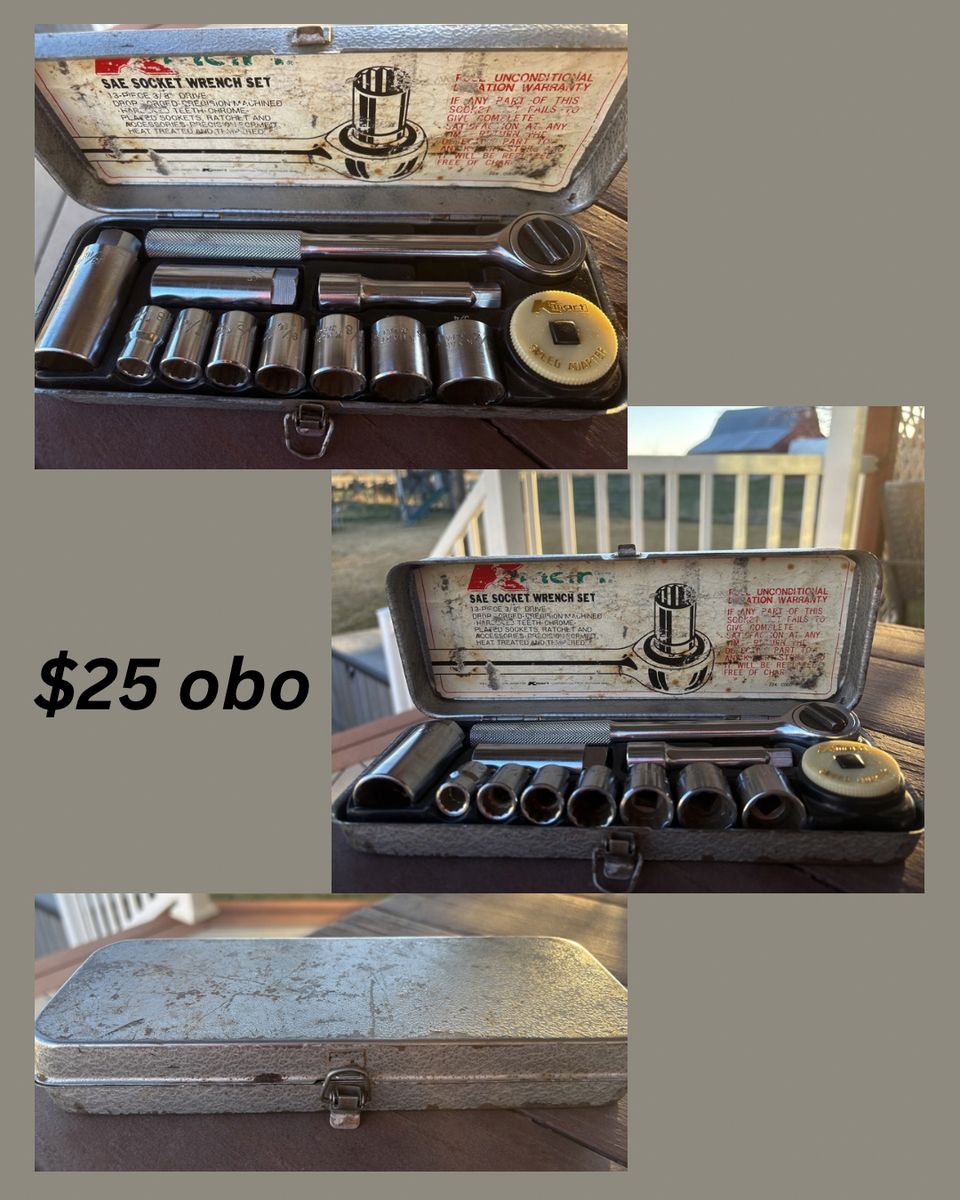 Vintage Knarf SAE Socket Set