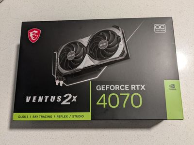 Nvidia RTX 4070 MSI Ventus 2X 12G OC