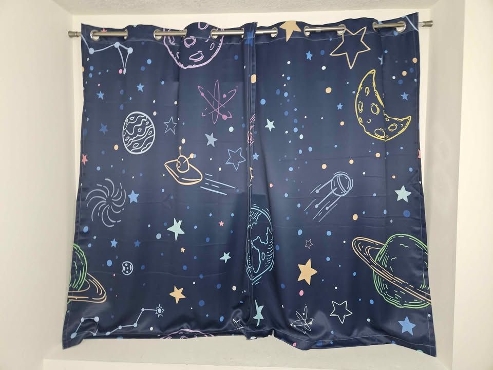 Space Curtains (for your favorite space fan)