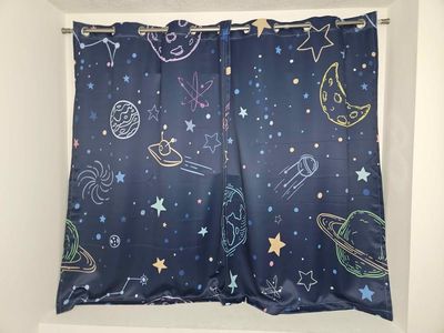 Space Curtains (for your favorite space fan)