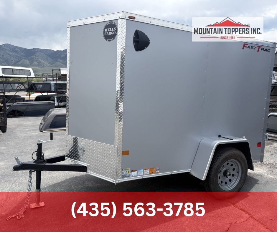 NEW WELLS CARGO 5X8 ENCLOSED TRAILER