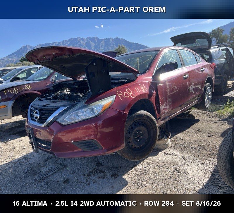 New Arrival - 2016 Nissan Altima Parts - UTPAP Orem