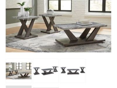 New Ashley Marble Top Tables