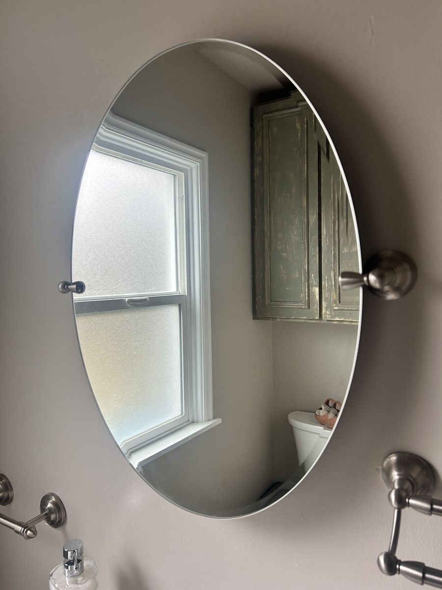 Elegant Oval Mirror