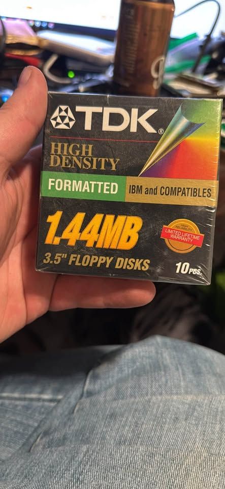 factory sealed floppy disks