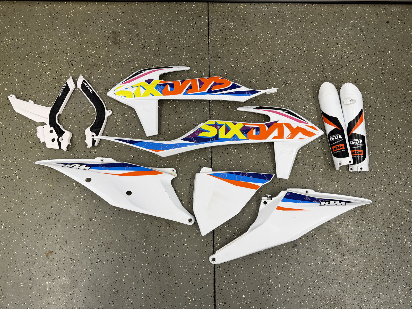 KTM OEM Six Days Edition Factory Plastics