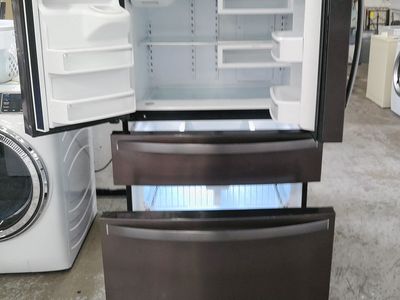 25 cf French Door Refrigerator~Black Stainless~Tested and Guaranteed