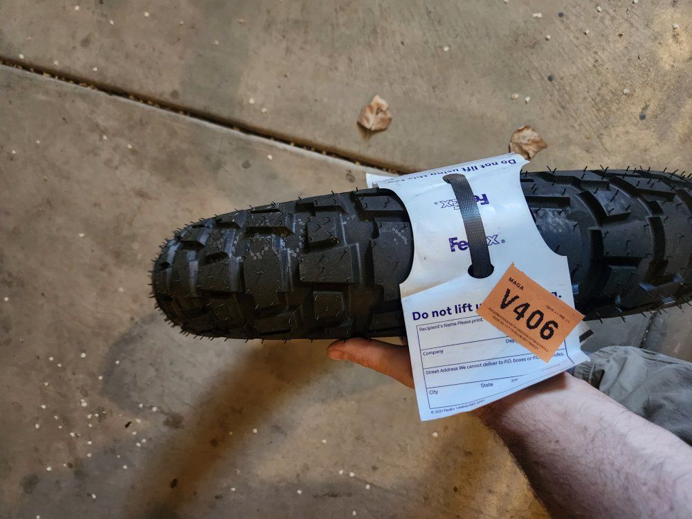 brand new Dunlop Trailmax Raid 110/80-19