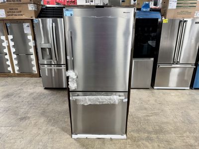 HISENSE COUNTER DEPTH STAINLESS STEEL REFRIGERATOR