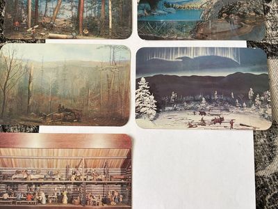 Vintage Postcard Lot: Landscapes, Saloons, Dolphins, & Pin-Ups - Various Scenes