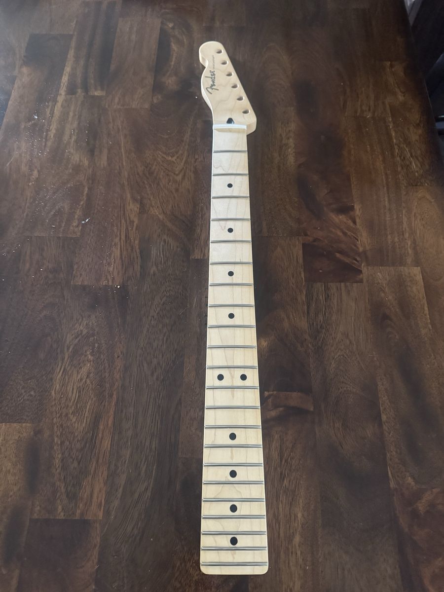 NEW Fender Telecaster Replacement Guitar Neck Maple Fretboard 22 Frets. Reverse Headstock