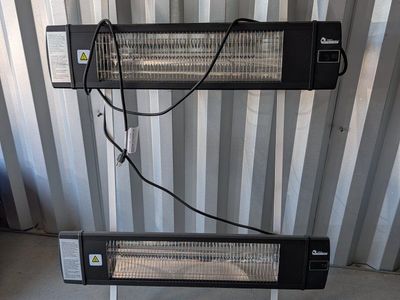 Dr Heater Dr238 1800w Infrared Heater (x2)