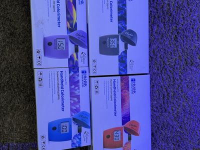 Hanna Instruments Marine Handheld Colorimeters (4-Pack) - Magnesium, Alkalinity, Calcium, Nitrate HR