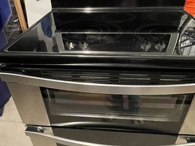 Whirlpool 5 burner electric double oven
