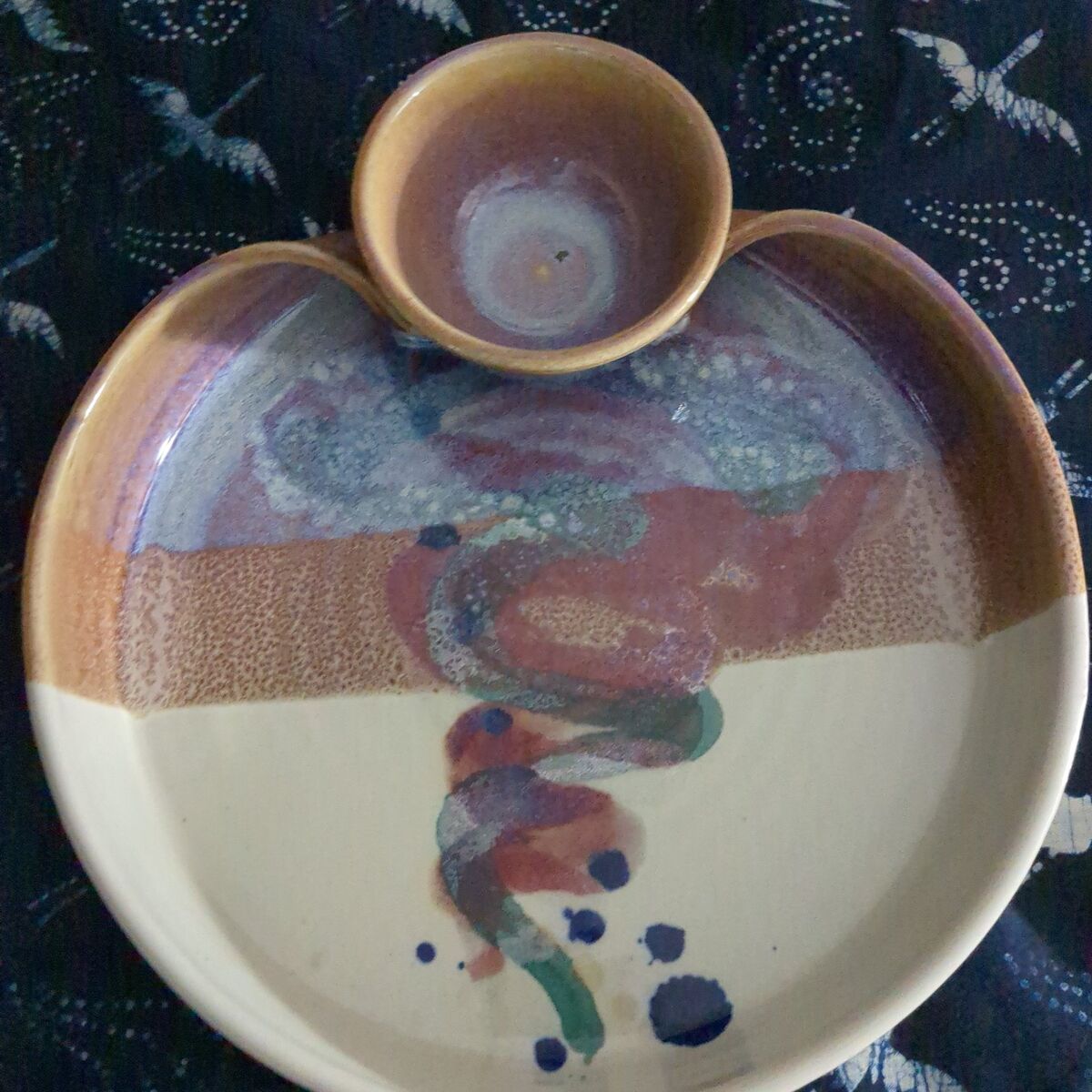 Larrabee Chip and salsa dip platter