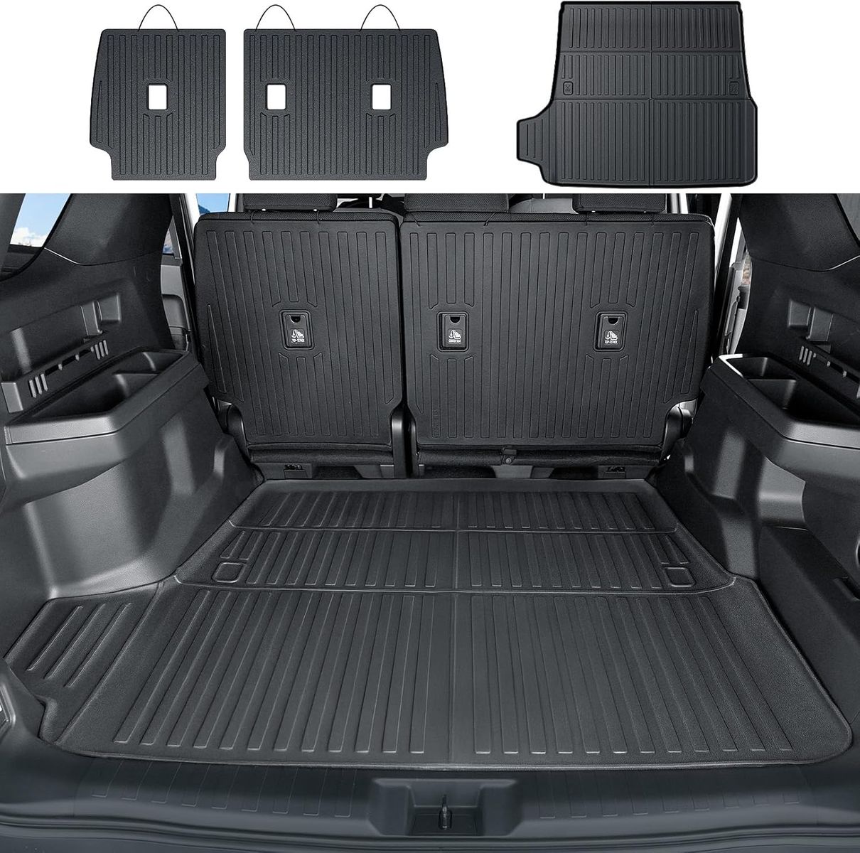NEW Cargo Liner & Backrest mat for 2025 2026 Toyota 4Runner Fuel 5-Seater, Full Coverage All Weather