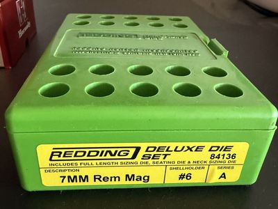 Redding 7mm rem mag deluxe die set