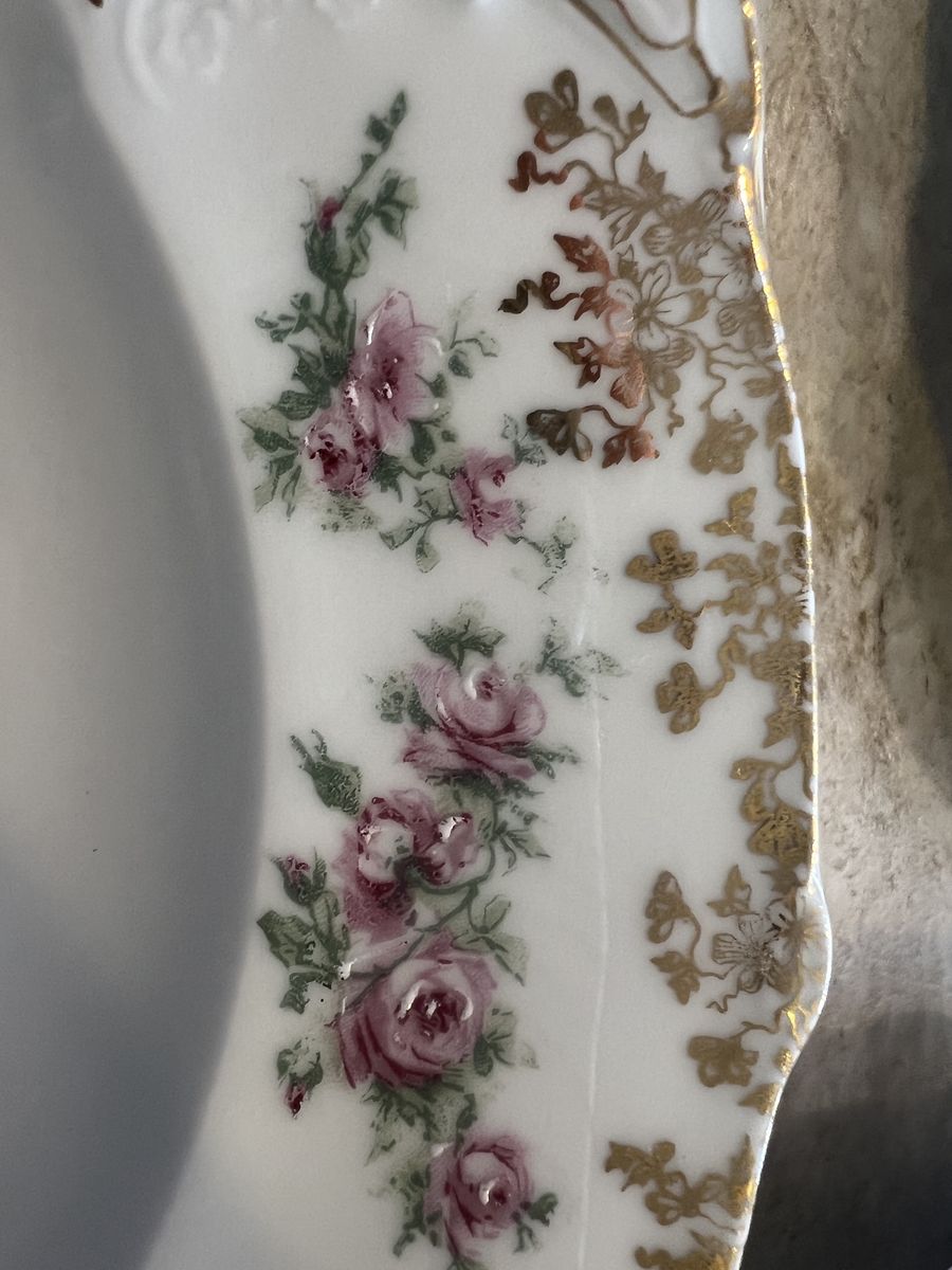 Antique Bavarian China Set with Serving dishes