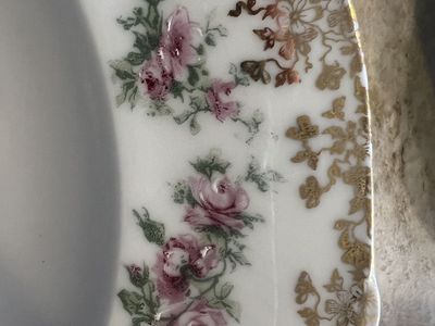 Antique Bavarian China Set with Serving dishes