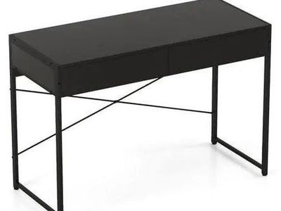 Giantex Computer Desk with 2 Drawers