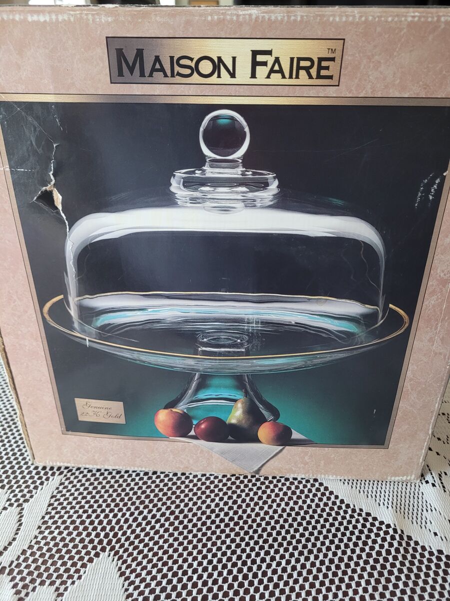 Punch bowl/cake plate combo