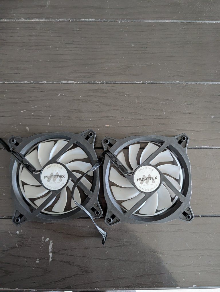 2 Musetex Case Fans