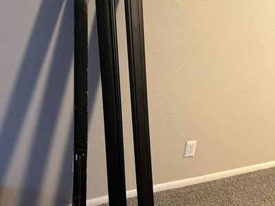 Thule SquareBar Evo 150 Black Steel Roof Rack Crossbars 60-inch (New, Box Damaged)