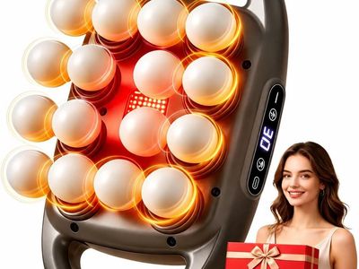 NEW 16 Head Massage Gun Deep Tissue, Back Massager for Pain Relief, 9 Modes & 9 Levels, Portable Percussion Handheld