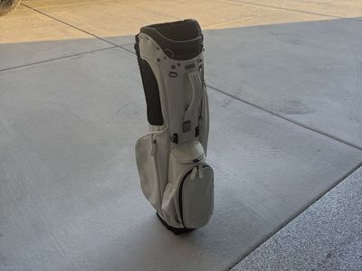 Titleist leather golf bag