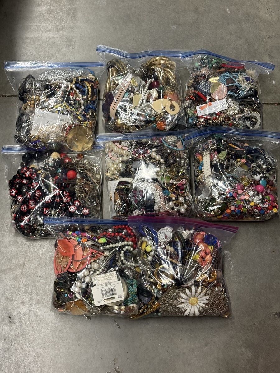 40+ Pounds of Costume Jewelry - Vintage / Used / New