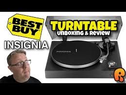 Insignia NS-BT ST21 Turntable with Cartridge & Dust Cover, Record Player