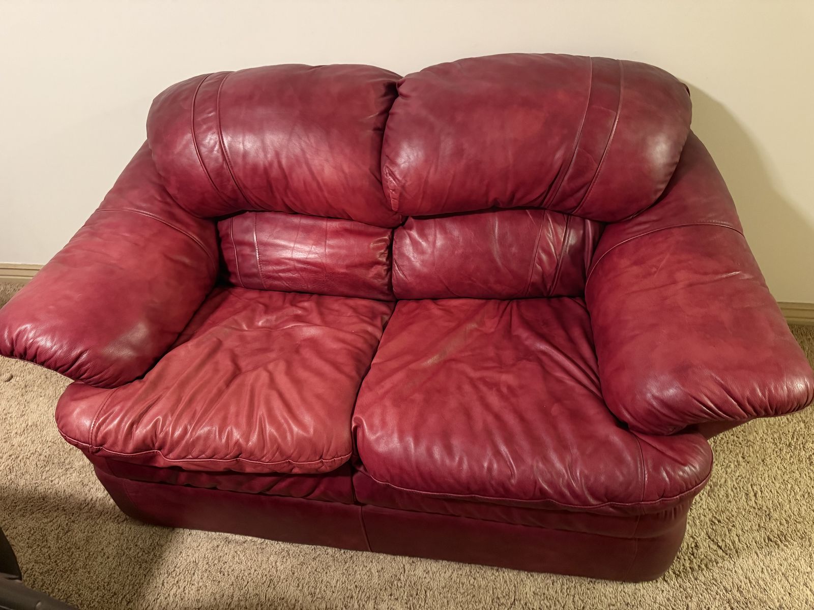 Red Loveseat