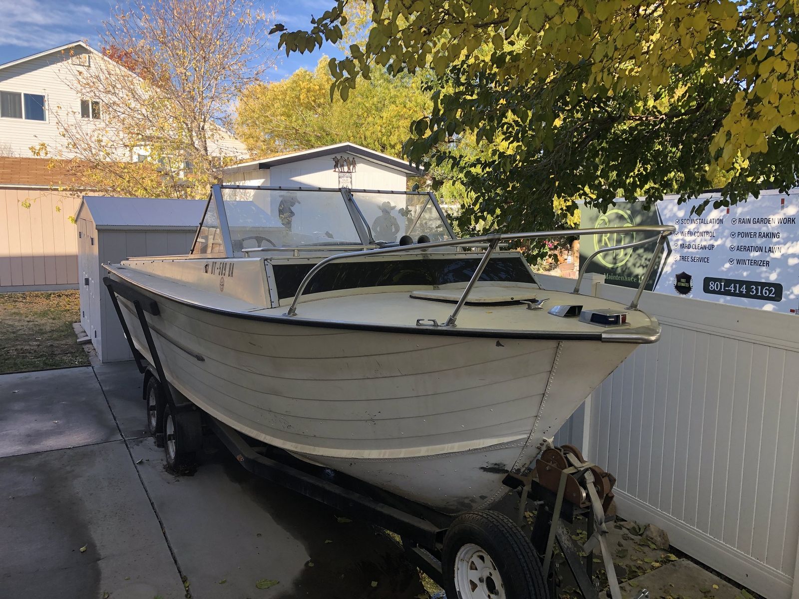 1967 - 21' Starcraft Islander V - Aluminum Inline GM 6  and MerCruiser Outdrive Bad Lower Unit Great Project Boat