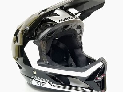 Fly Racing Rayce MTB/BMX Bicycle Helmet (Black/White, X-Small) (73-3620XS-L-R1-S4)