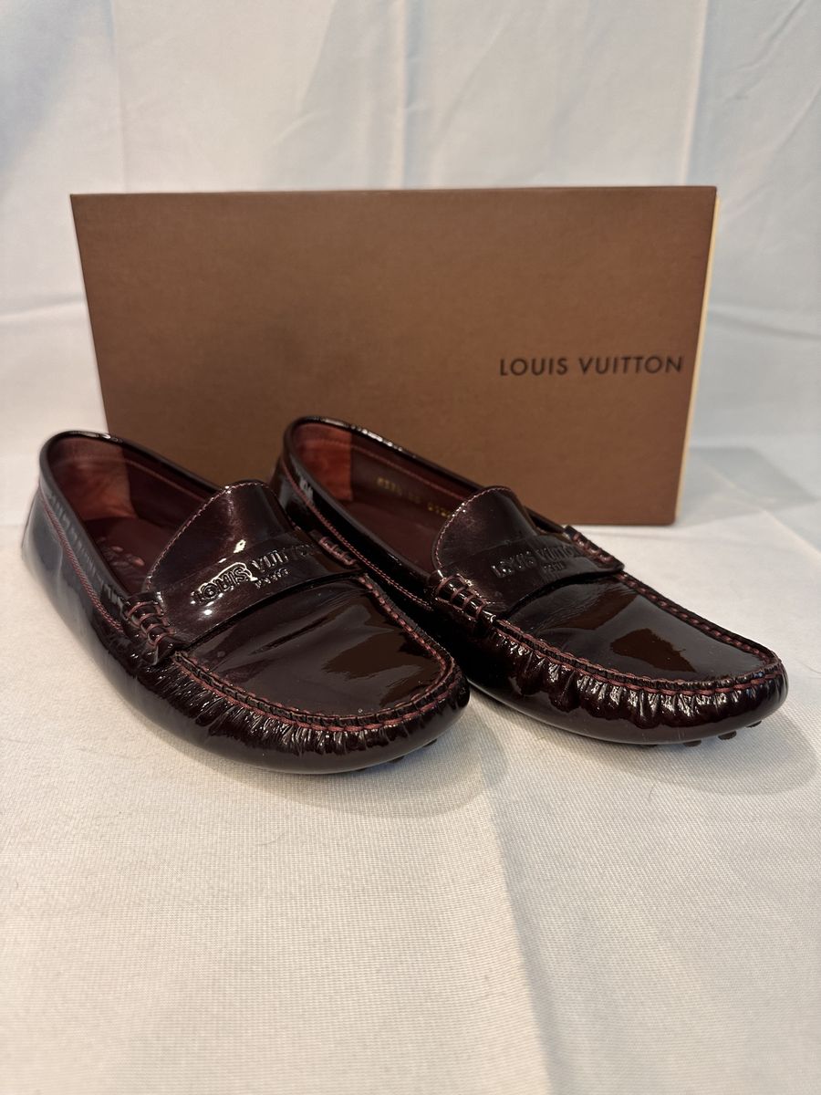 Louis Vuitton Patent Driving Loafers