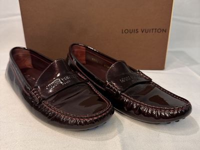 Louis Vuitton Patent Driving Loafers