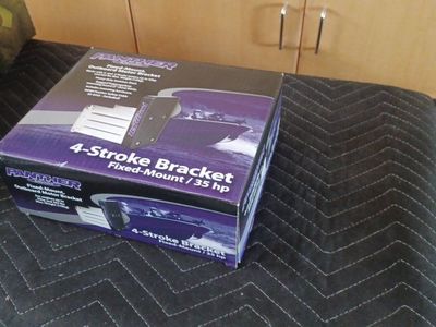 Panther Marine Outboard Motor Bracket - Stainless Steel - Fixed 35HP
