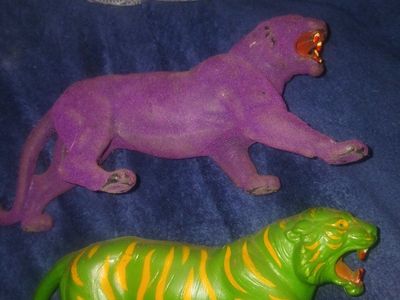 He-Mans Battle cat and skeletors purple Panther just the cat's no accessories