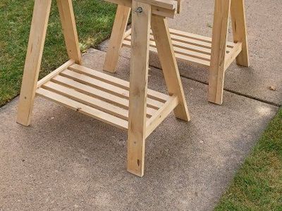 Birch Trestle. Saw Horse
