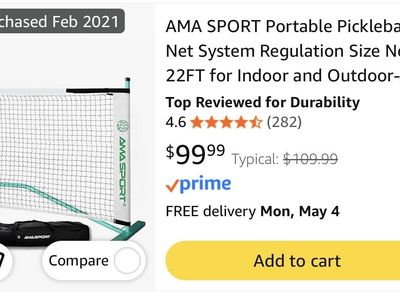 Portable Pickleball Net - Regulation Size w/ Bag
