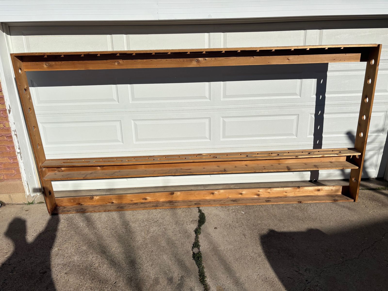 Cedar Wood ski and snowboard super rack!