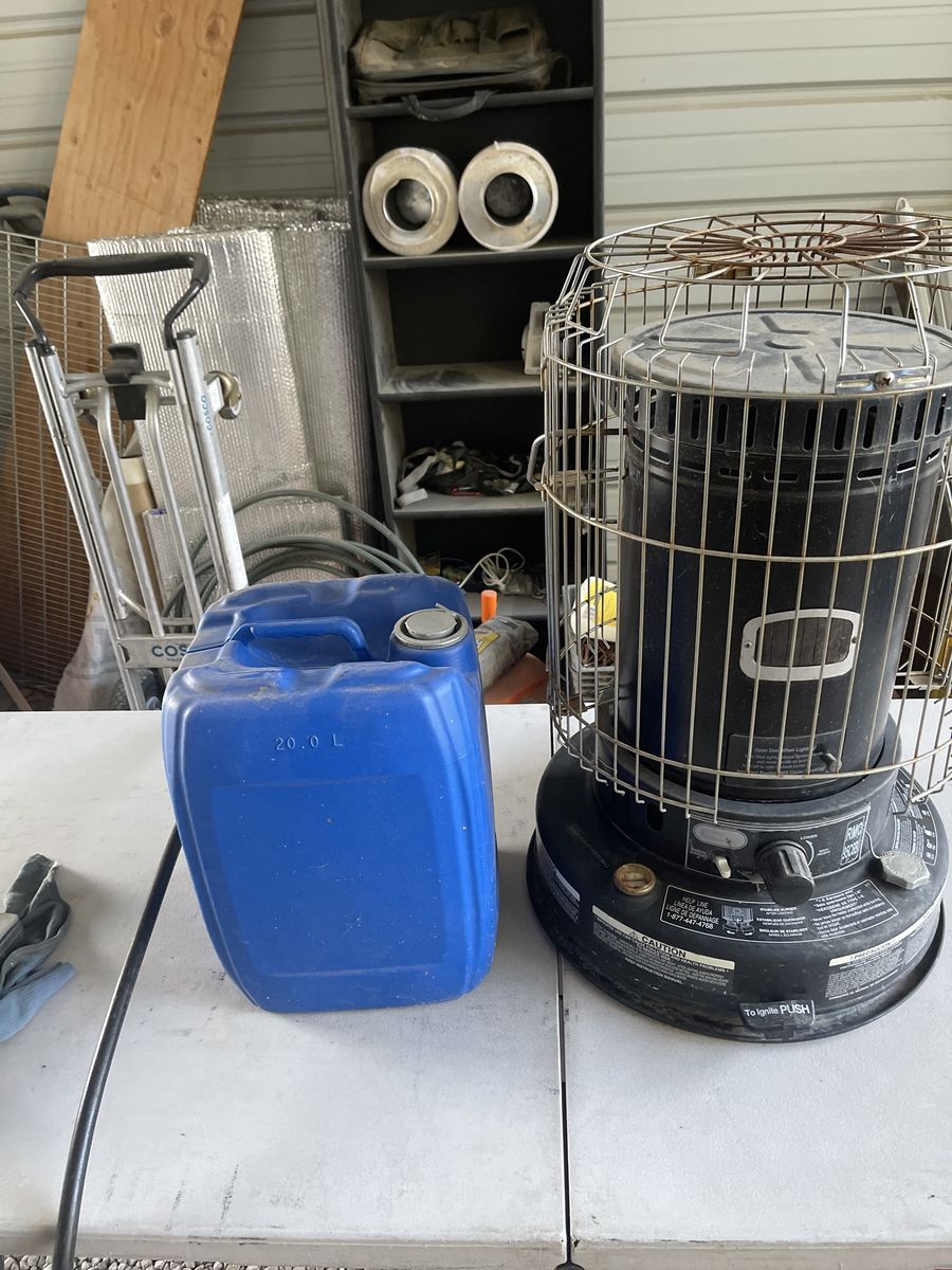 RMC 33C29 Kerosene Heater Portable Radiant Indoor Outdoor Garage Workshop 20L Tank
