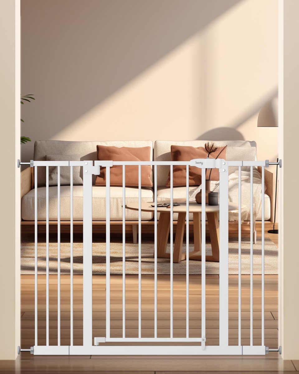 29"-42.5" x 30" H - Baby Gate for Stairs, Auto Close Safety Dog Gate