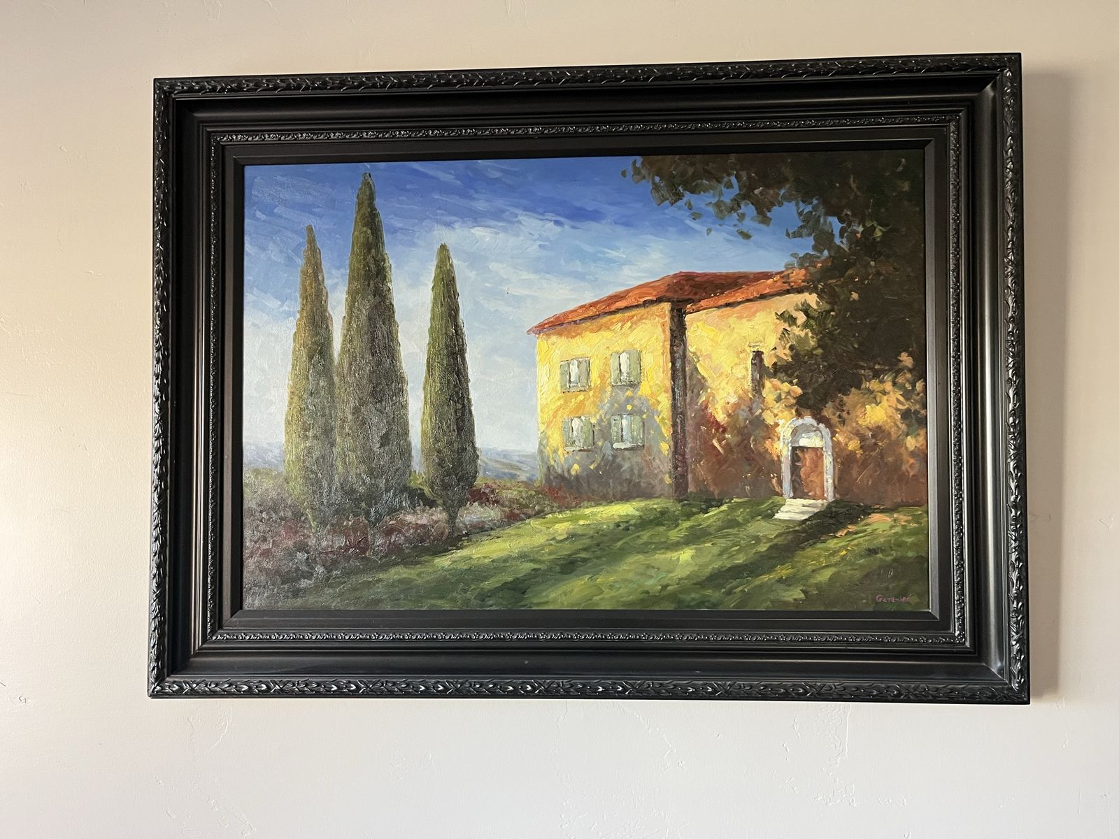 Beautiful oil painting 44 x 32"