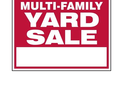 Huge Multi Family Yard Sale - 8 to 1 pmSat 4/11