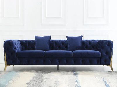 Velvet Tufted Sofa